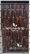 Bamboe tuinscherm Black bamboo JERAPA